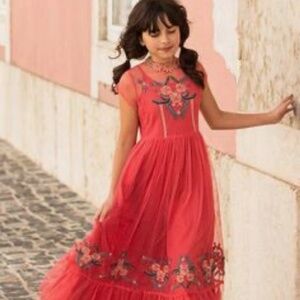 Joyfolie "Jolie Maxi Dress in Coral" NWOT